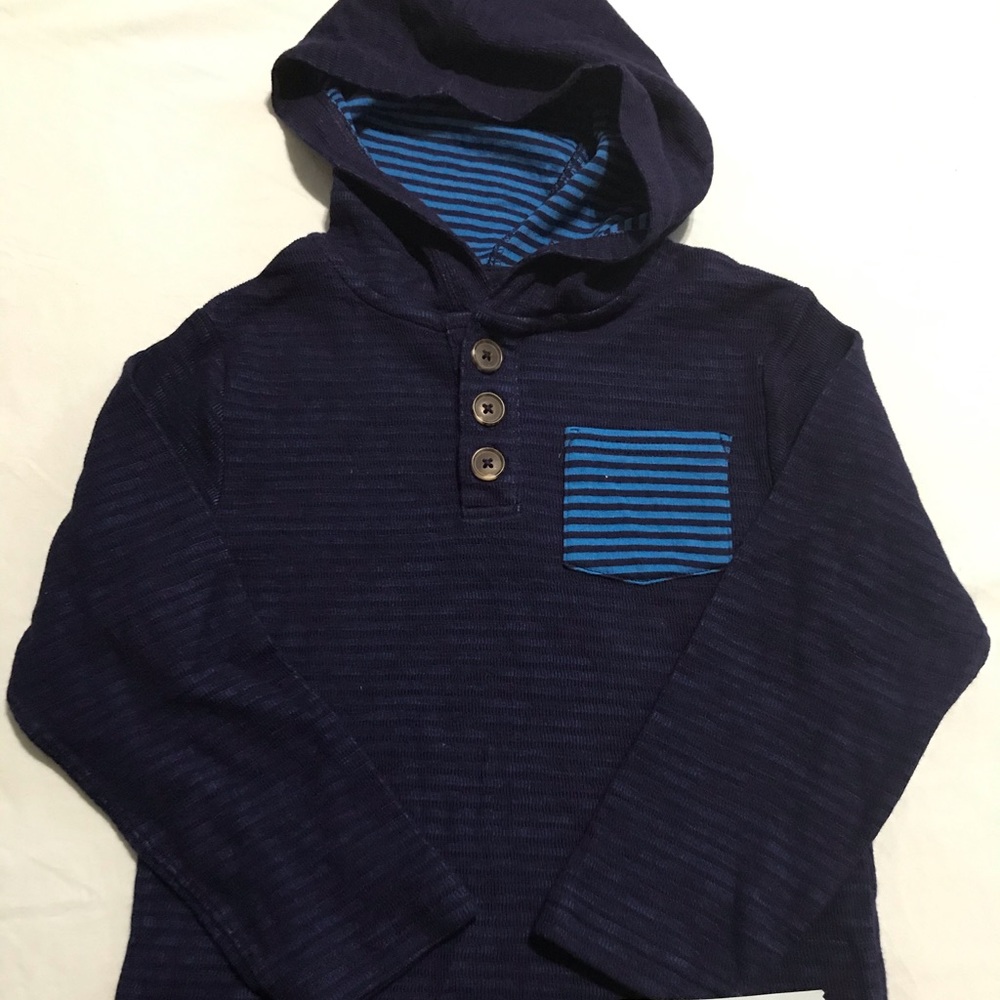 Navy Hooded Tee